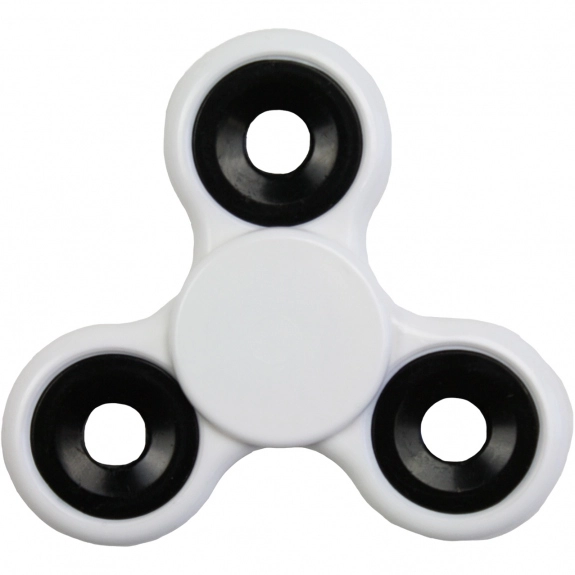 White - Full Color Safety Fidget Spinner Custom Stress Reliever