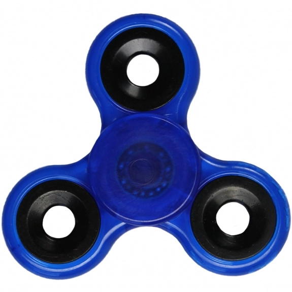 Transparent Blue - Full Color Safety Fidget Spinner Custom Stress Reliever