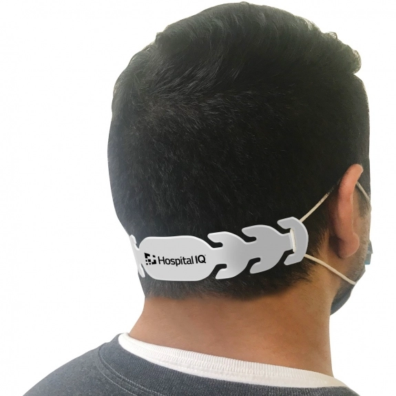 In Use Ear Saver Promotional Face Mask Holder
