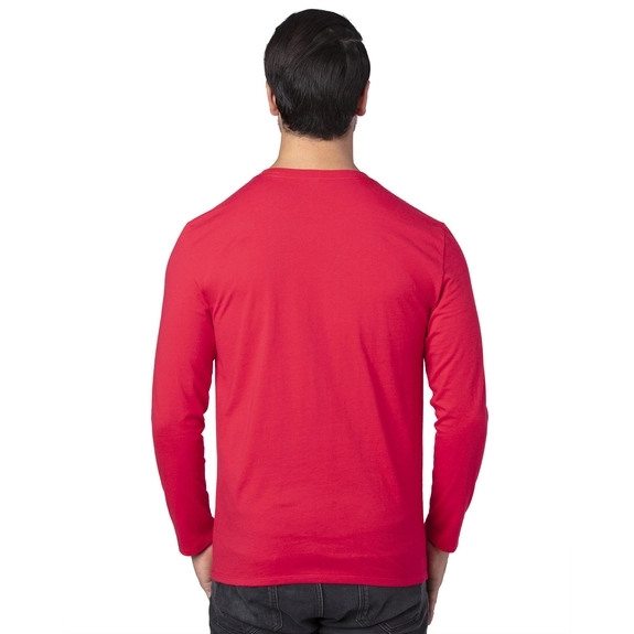 Back Threadfast Apparel Ultimate Custom Long-Sleeve T-Shirt