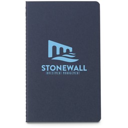 Navy Blue - Moleskine Cahier Ruled Large Promotional Notebook