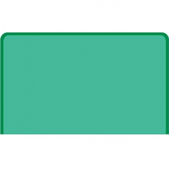 Translucent Emerald Press n' Stick Custom Calendar - Rectangle