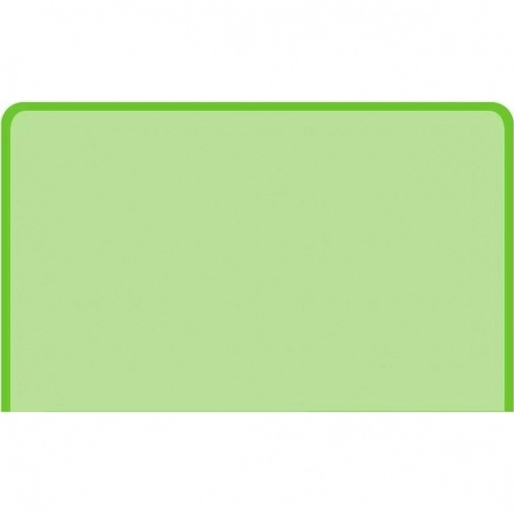 Translucent Lime Green Press n' Stick Custom Calendar - Rectangle