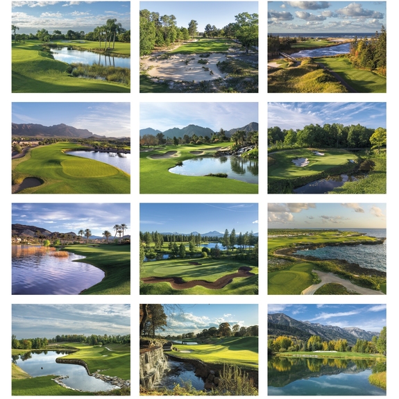 Great Golf Courses - 12-Month Custom Calendar