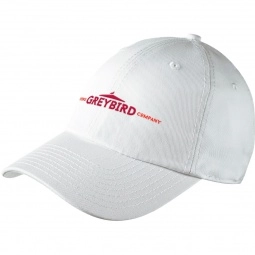 White New Era Adjustable Unstructured Promotional Cap