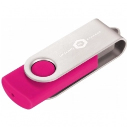 Magenta 2GB Colorful Flip Open Custom Flash Drive