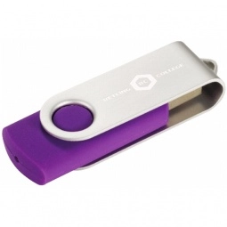 Purple 2GB Colorful Flip Open Custom Flash Drive