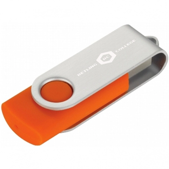 Tangerine 2GB Colorful Flip Open Custom Flash Drive
