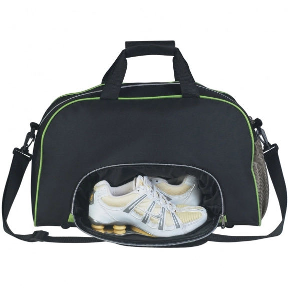 Shoe Compartment - Sports Custom Duffel Bag w/ Shoe Compartment