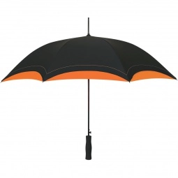 Orange Two Tone Custom Umbrella w/ Comfort Grip Handle