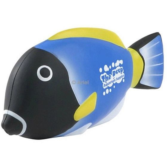 Blue/Yellow/Black Blue Tang Fish Custom Stress Balls