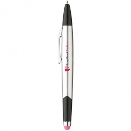 Pink 3-in-1 Multifunction Twist Action Ballpoint Custom Pens