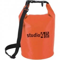 Orange Waterproof Dry Sack Custom Tote Bags - 5L