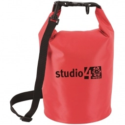 Red Waterproof Dry Sack Custom Tote Bags - 5L