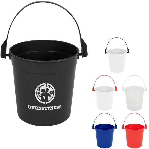 Group - Custom Promotional Party Pail with Handle - 32 oz.