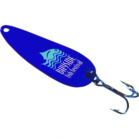 Blue Classic Spoon Promotional Fishing Lure - 0.62 oz.