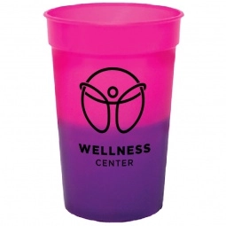Pink/Purple Custom Stadium Cup - Color Changing - 17 oz.