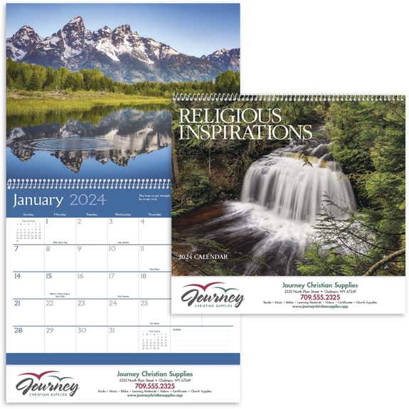 Religious Inspirations - 12 Month Appointment Custom Calendar