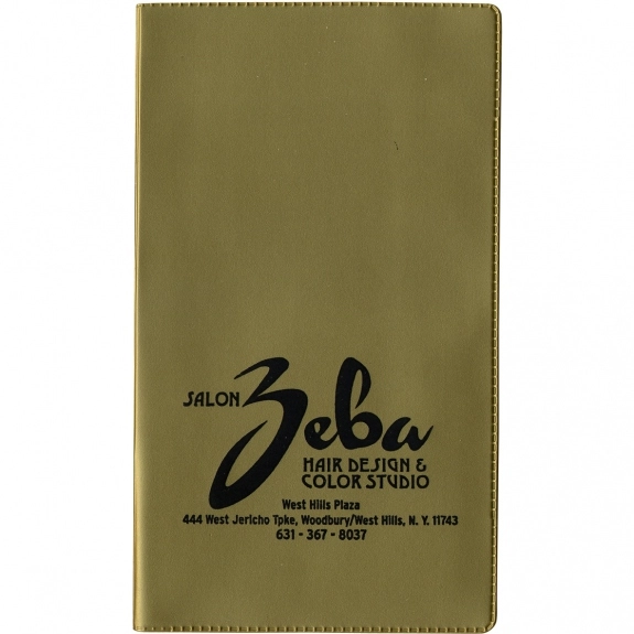 Gold Monthly Custom Pocket Planner - Vinyl - One Color Insert