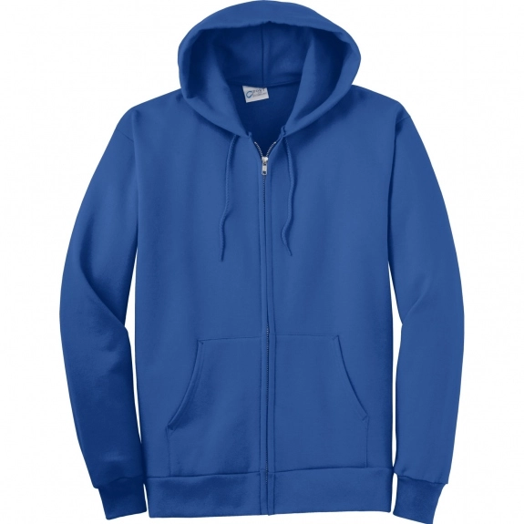 Royal Port & Company Ultimate Full Zip Custom Hooded Sweatshirt 