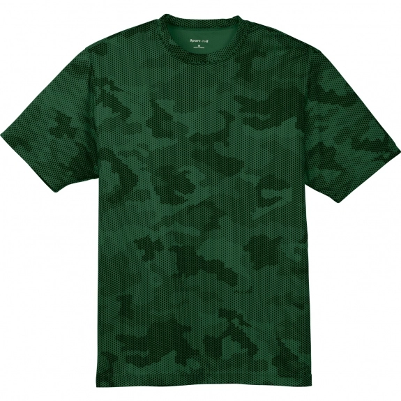 Forest Green Sport-Tek Camo Custom T-Shirts - Men's