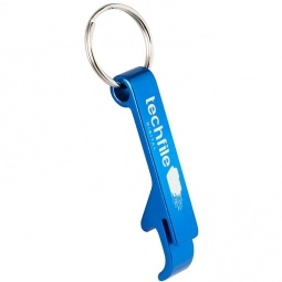 Blue - Full Color Bottle/Can Opener Custom Keychains