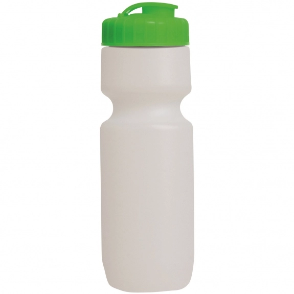 Frost - Solid Custom Sports Bottle w/ Flip Top Lid - 22 oz.