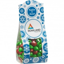 Full Color Custom Candy Pouch - Holiday M&M's