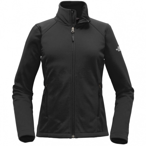 Black The North Face Ridgeline Custom Soft Shell Jacket - Women's