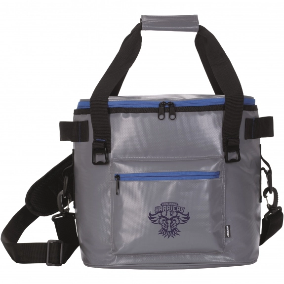 Gray/Blue - Koozie Olympus Custom Cooler Bag - 24 Can