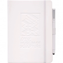 White - JournalBook Hard Bound Custom Journal Set - 5"w x 7"h