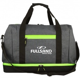 Green - Heather Promotional Duffle Bag - 19.5"