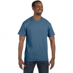 Denim Blue Hanes Authentic Custom T T-Shirt - Colors