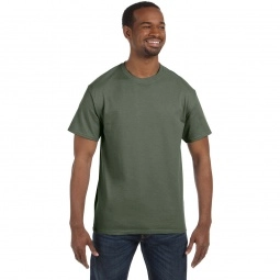 Fatigue Green Hanes Authentic Custom T T-Shirt - Colors