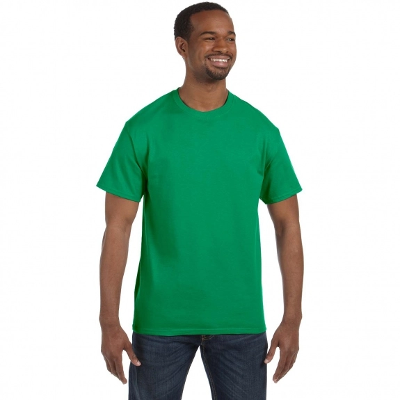 Kelly Green Hanes Authentic Custom T T-Shirt - Colors