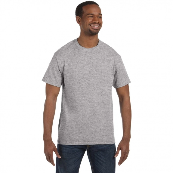 Light Steel Hanes Authentic Custom T T-Shirt - Colors