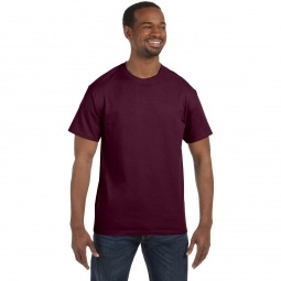 Maroon Hanes Authentic Custom T T-Shirt - Colors