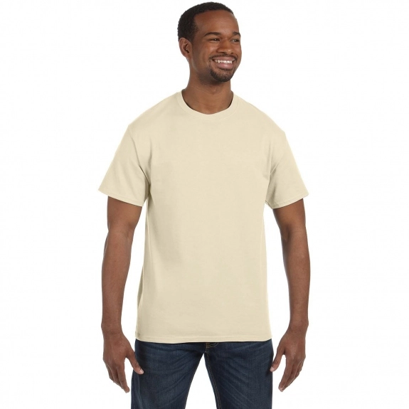 Natural Hanes Authentic Custom T T-Shirt - Colors