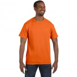 Orange Hanes Authentic Custom T T-Shirt - Colors