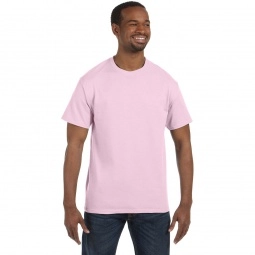 Pale Pink Hanes Authentic Custom T T-Shirt - Colors