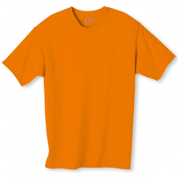 Safety Orange Hanes Authentic Custom T T-Shirt - Colors