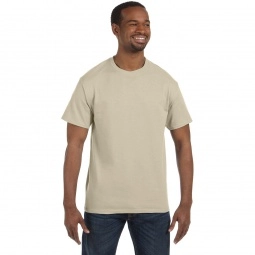 Sand Hanes Authentic Custom T T-Shirt - Colors