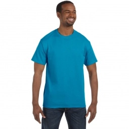 Teal Hanes Authentic Custom T T-Shirt - Colors