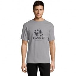 Vintage Grey Hanes Authentic Custom T T-Shirt - Colors