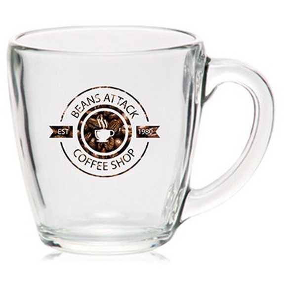 Clear - Libbey 15.5 oz Tapered Glass Coffee Mug