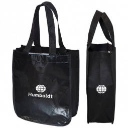 Recycled Non-Woven Logo Tote Bag - 9.25"w x 11.75"h x 4.5"d