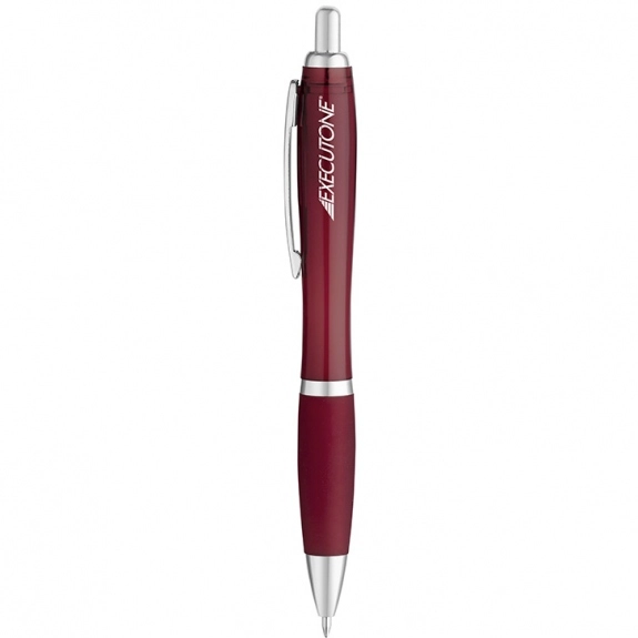 Merlot Curvaceous Translucent Gel Ink Promotional Pen