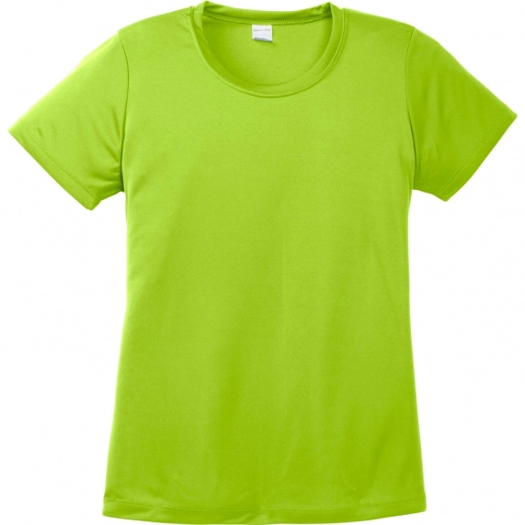 Lime Shock Sport-Tek Competitor Custom T-Shirt - Women's