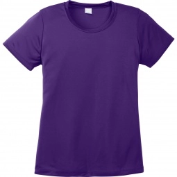 Purple Sport-Tek Competitor Custom T-Shirt - Women's