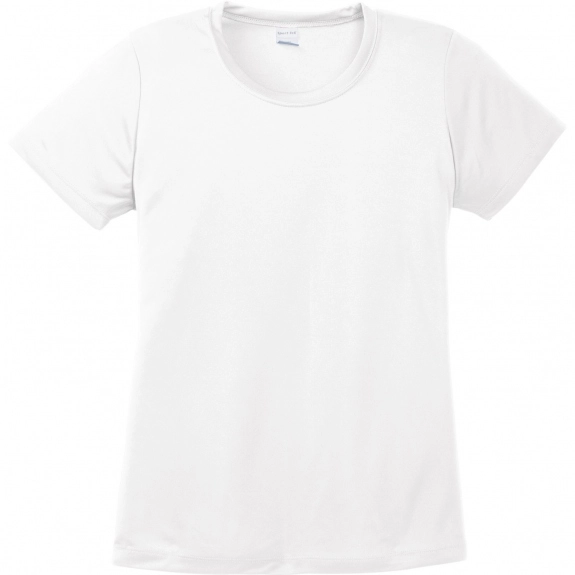 White Sport-Tek Competitor Custom T-Shirt - Women's